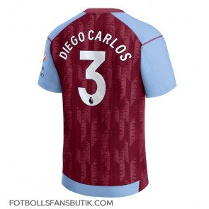 Aston Villa Diego Carlos #3 Replika Hemmatröja 2023-24 Kortärmad